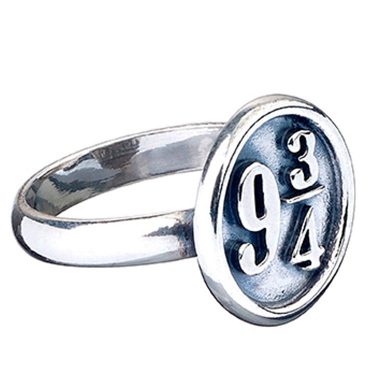 Anillo Platform 9 3/4 Harry Potter plata