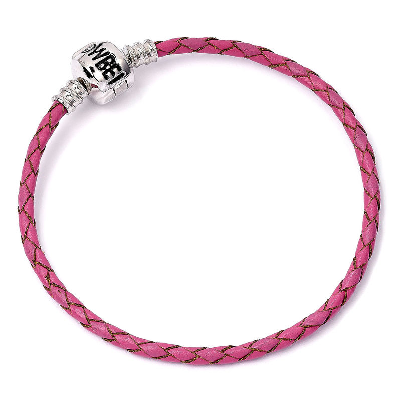 Pulsera cuero Harry Potter rosa