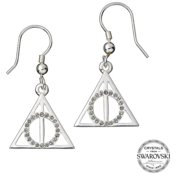 Pendientes swarovski Deathly Hallows Harry Potter