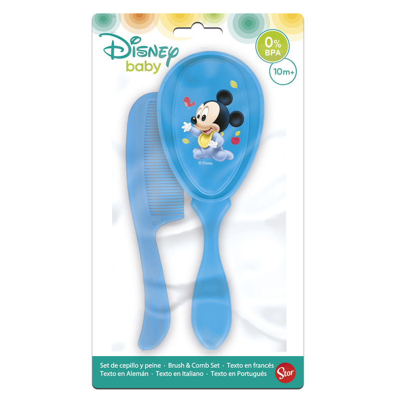 Set cepillo y peine Mickey Disney baby