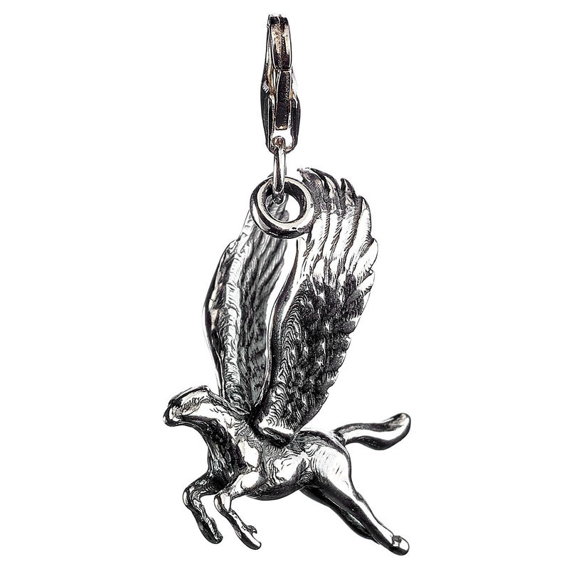 Colgante charm Buckbeak Harry Potter plata
