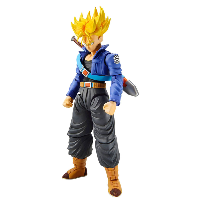 Figura Super Saiyan Trunks Model Kit Dragon Ball Z 14cm