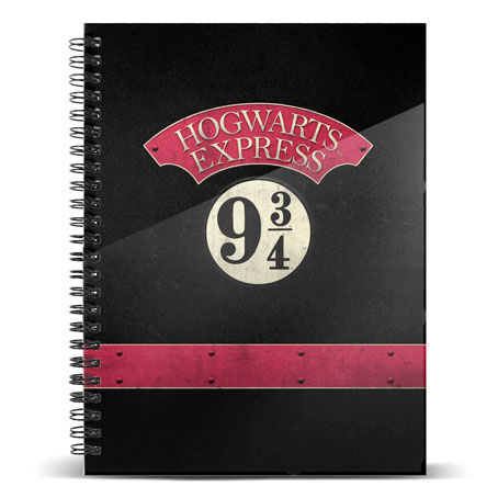 Cuaderno Hogwarts Express 9 3/4 Harry Potter