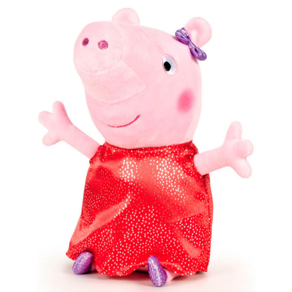 Peluche Peppa Pig Shine & Cakes soft rojo 40cm