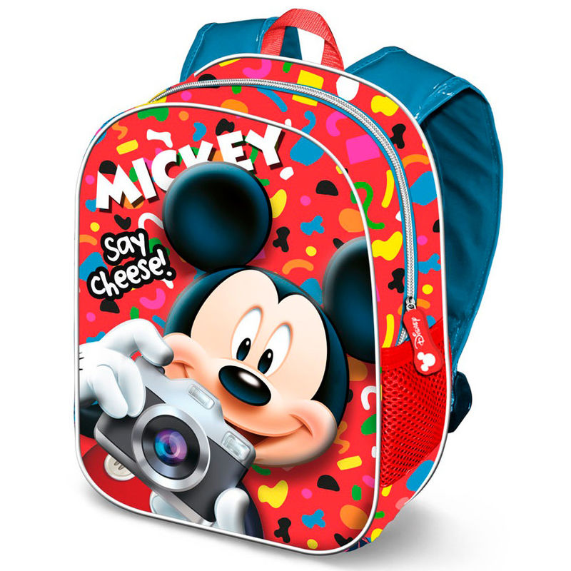 Mochila 3D Say Cheese Mickey Disney 31cm