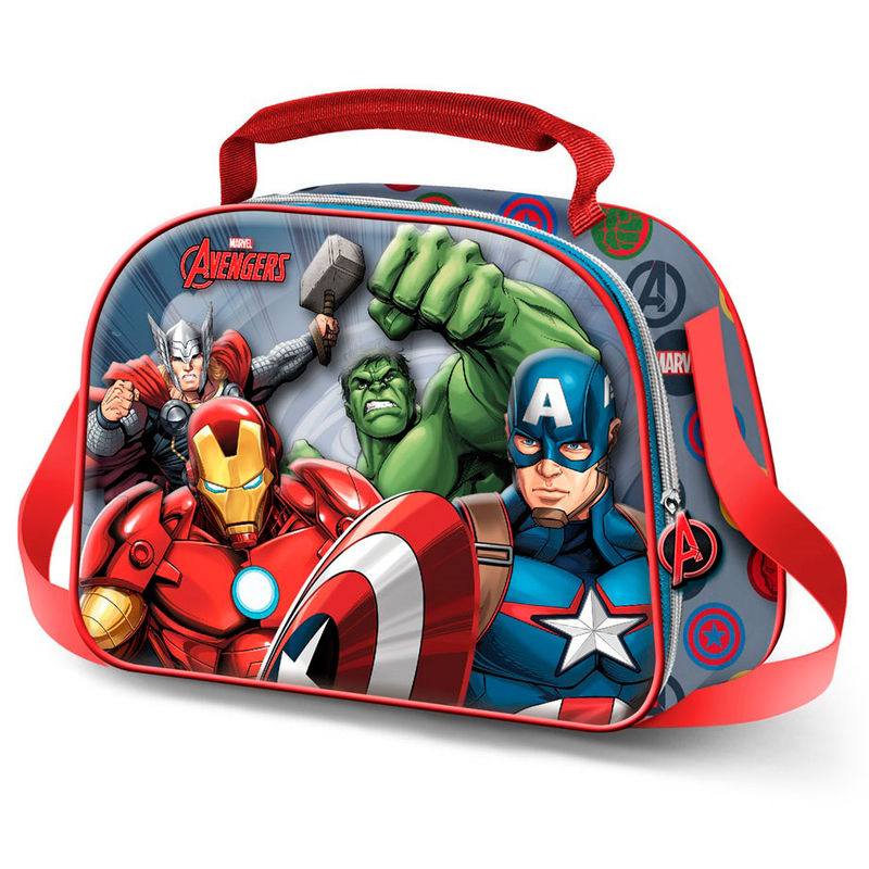 Bolsa portameriendas 3D Vengadores Avengers Marvel