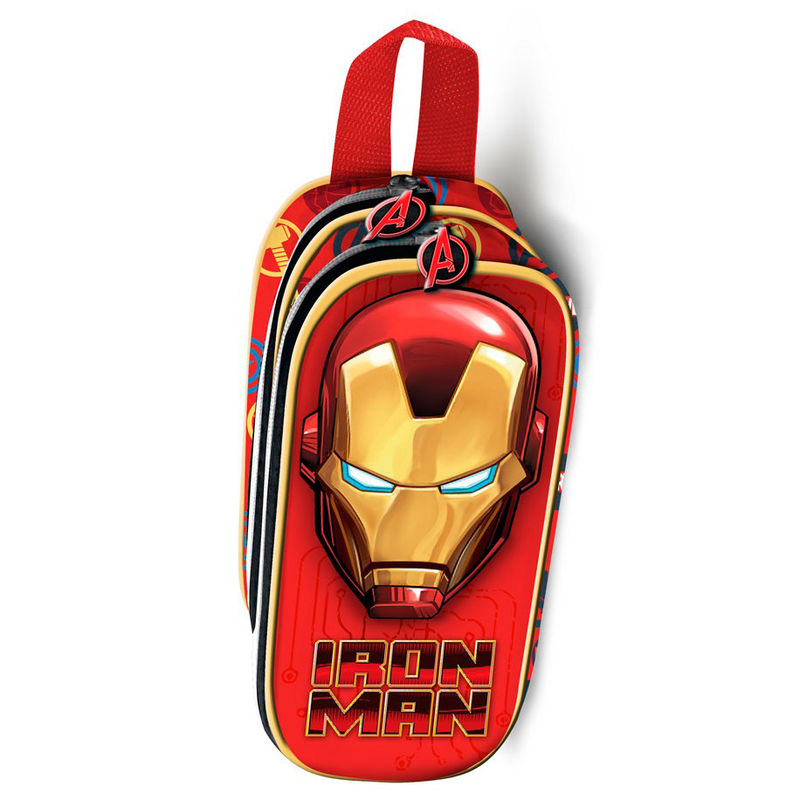 Portatodo 3D Iron Man Marvel doble