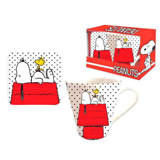 Set taza+ posavasos Snoopy