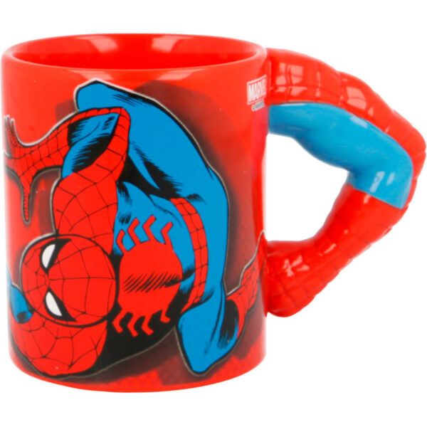 Taza 3D Brazo Spiderman Marvel