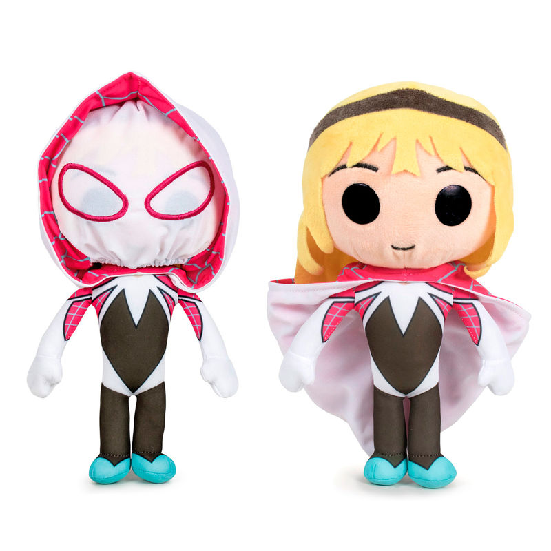 Peluche Gwen Spiderman Marvel capucha 27cm