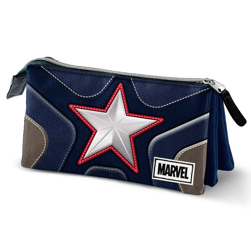 Portatodo Capitan America Marvel triple