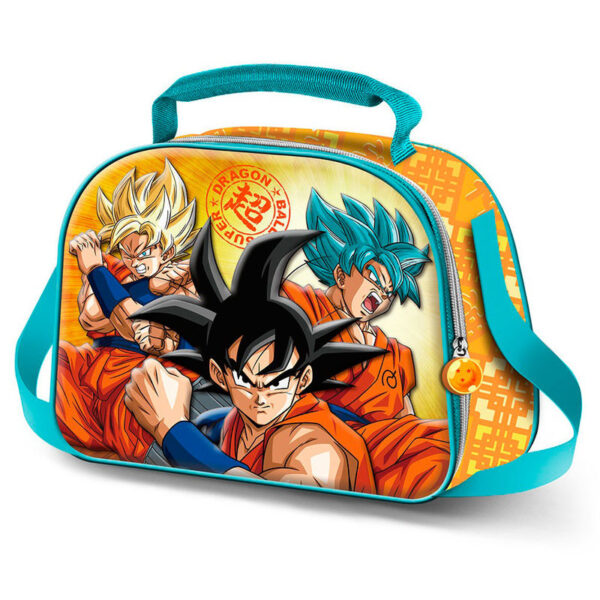 Bolsa portameriendas 3D Dragon Ball Sayan