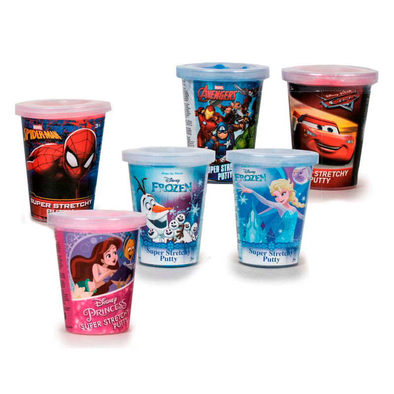 Slime Bouncy Putty Disney Marvel surtido