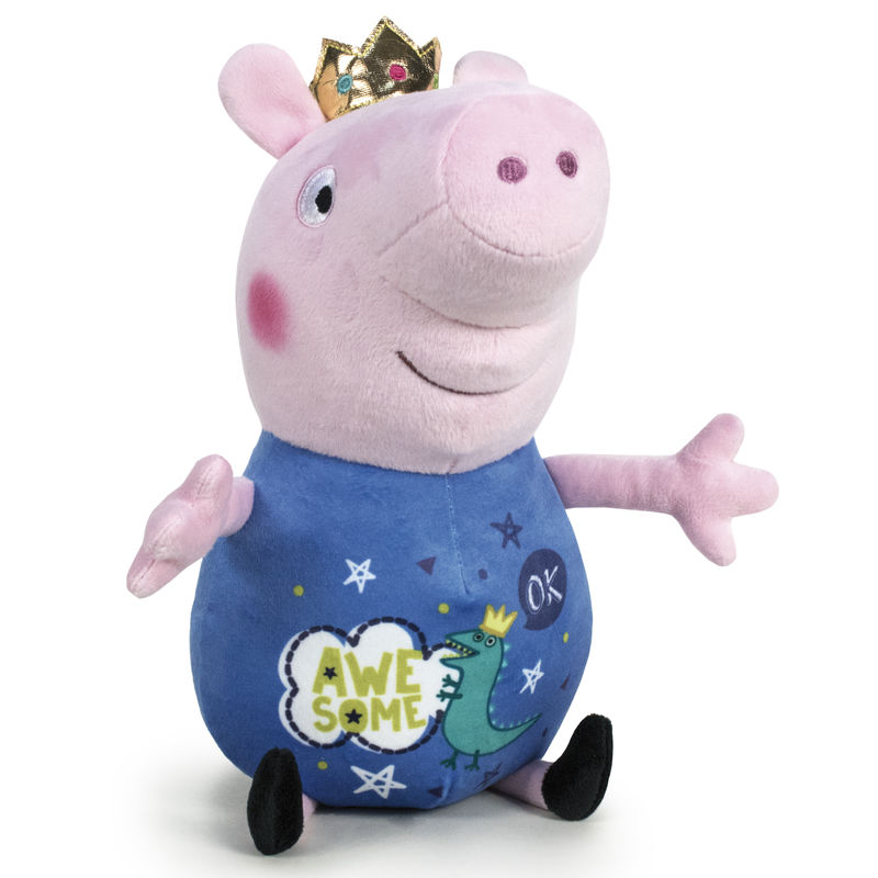 Peluche George Peppa Pig Its Magic Corona 45cm