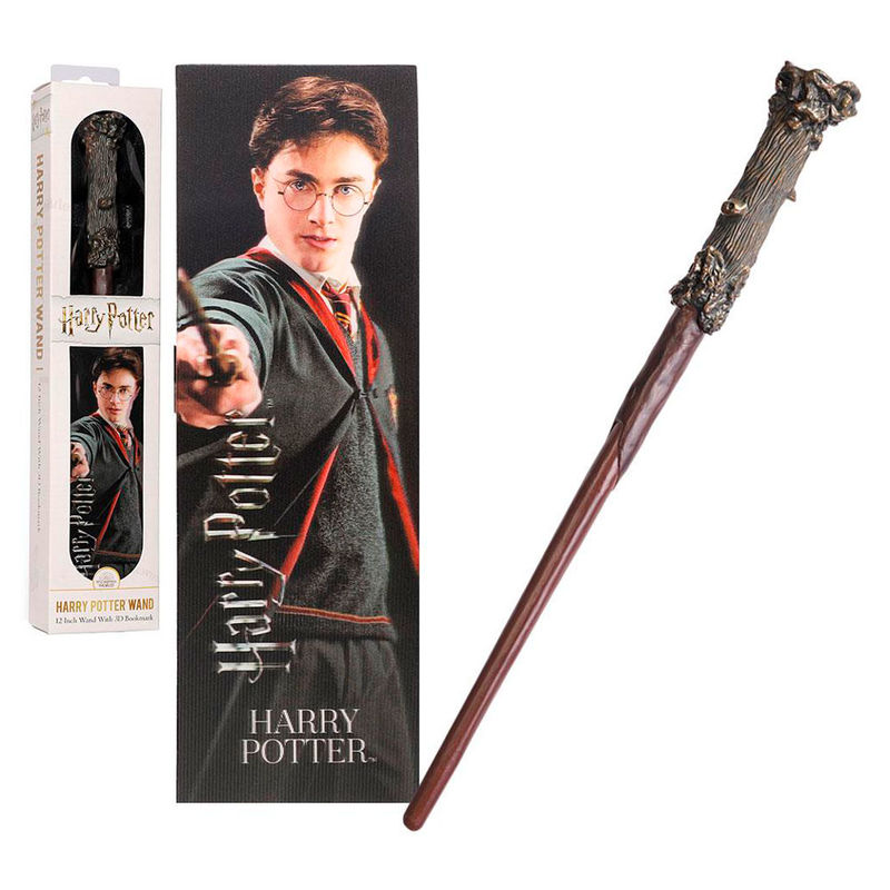 Varita Harry Potter con marca paginas