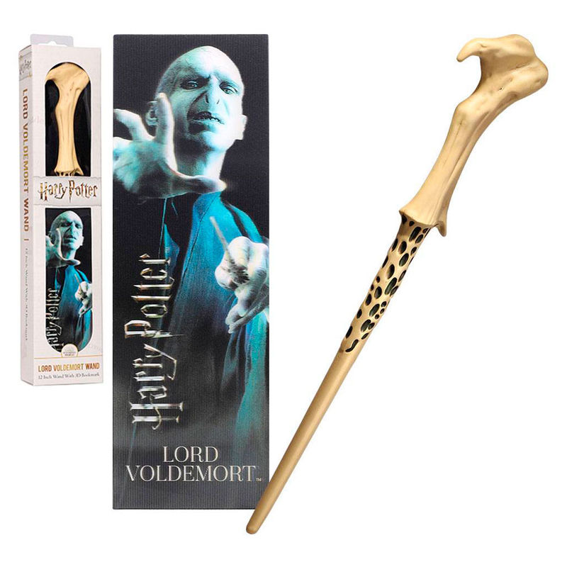 Varita Lord Voldemort con marca paginas Harry Potter
