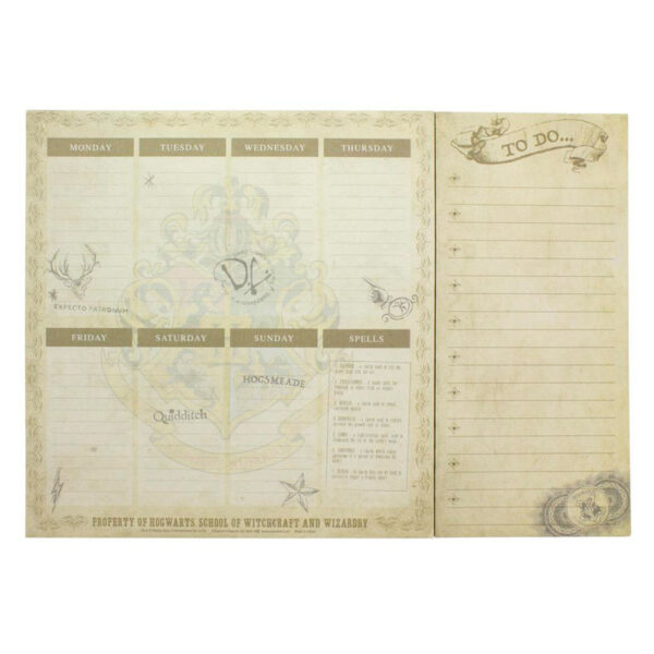 Agenda escudo Hogwarts Harry Potter