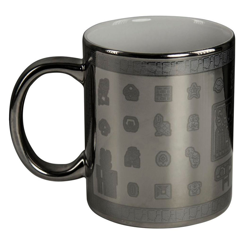 Taza cromada Super Mario Nintendo
