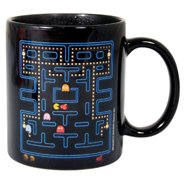 Taza termica laberinto Pac Man