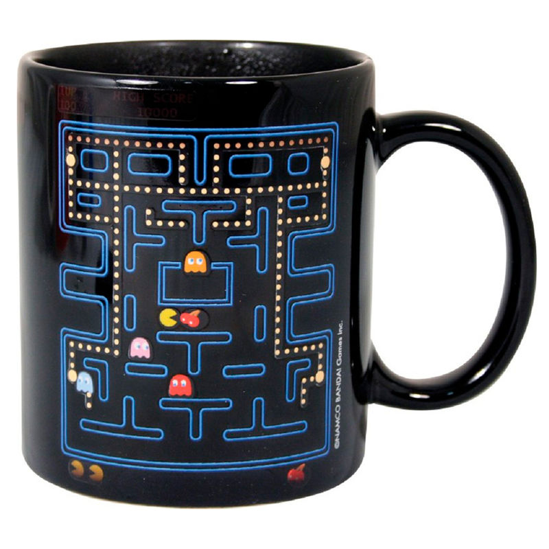 Taza termica laberinto Pac Man