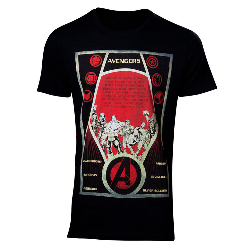Camiseta Equipo Vengadores Marvel