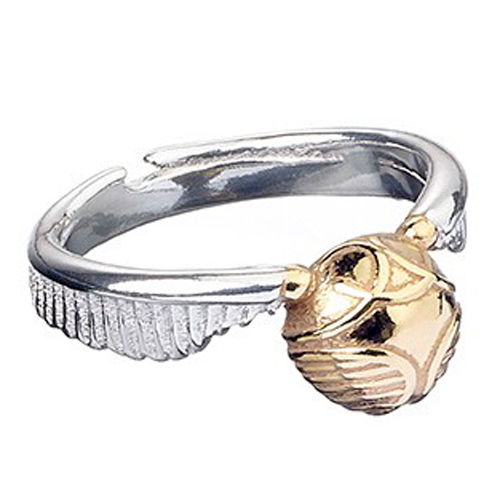 Anillo Snitch Dorada Harry Potter acero