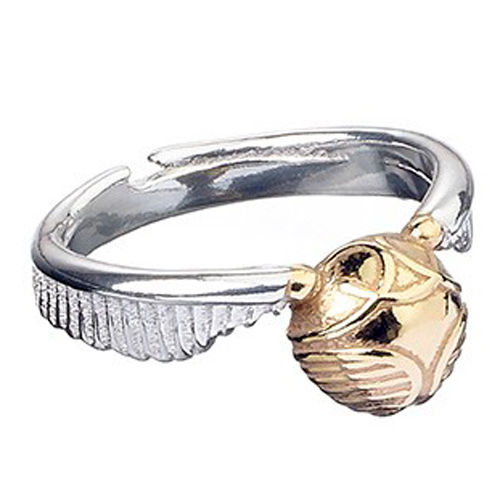Anillo Snitch Dorada Harry Potter acero