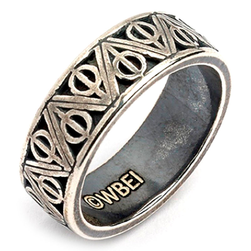 Anillo Reliquias de la Muerte Harry Potter acero