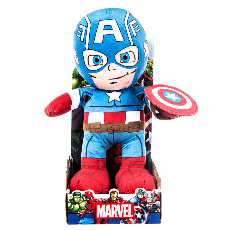 Peluche Capitan America Vengadores Avengers Marvel 25cm