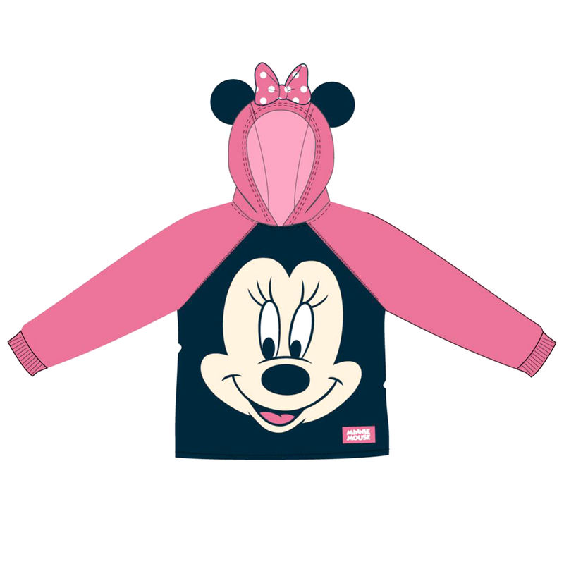 Sudadera Minnie Disney coralina