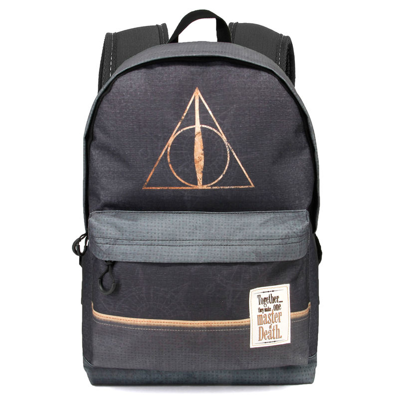 Mochila Harry Potter Deathly Hallows Black 42cm
