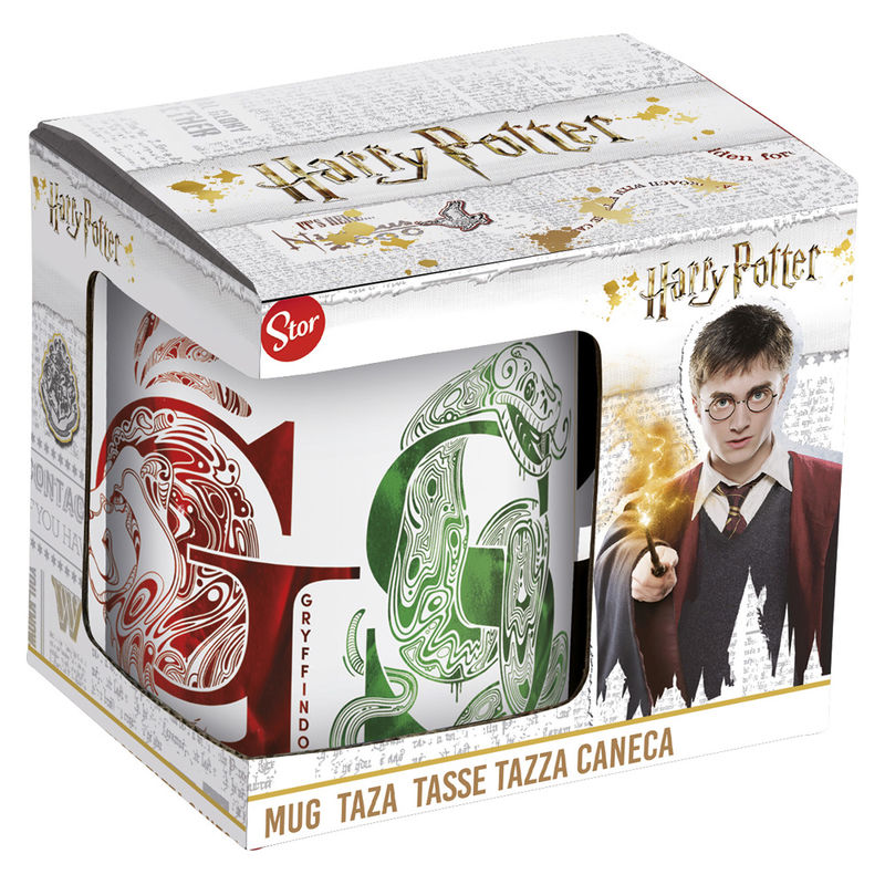 Taza ceramica Casas Harry Potter caja