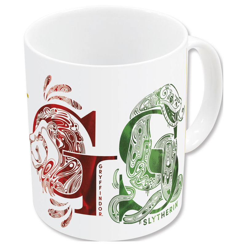 Taza ceramica Casas Harry Potter