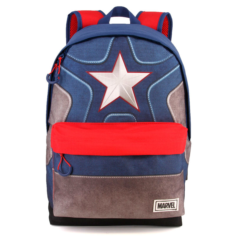 Mochila Capitan America Marvel adaptable 42cm