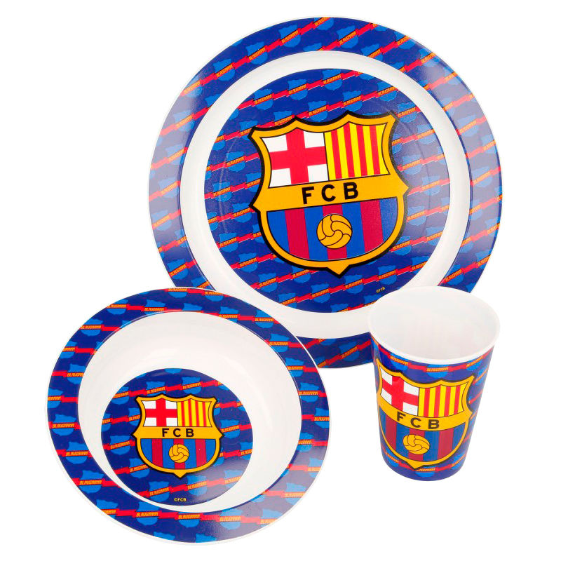 Set desayuno F.C Barcelona microondas