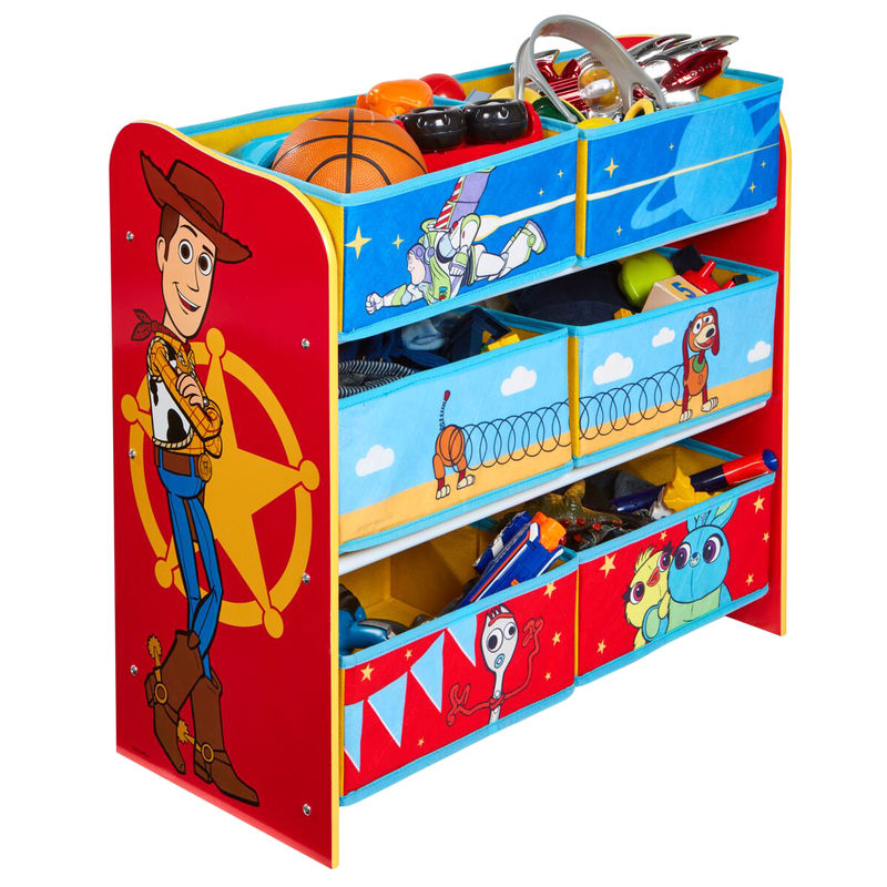 Mueble almacenamiento + 6 cubos Toy Story 4 Disney