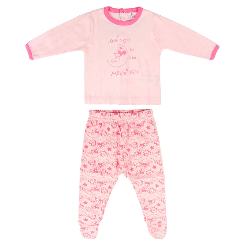 Conjunto pijama baby Minnie Disney interlock