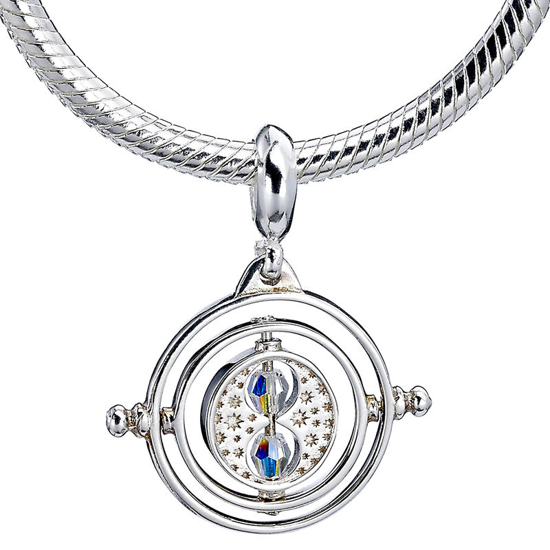 Colgante charm plata swarovski Time Turner Harry Potter