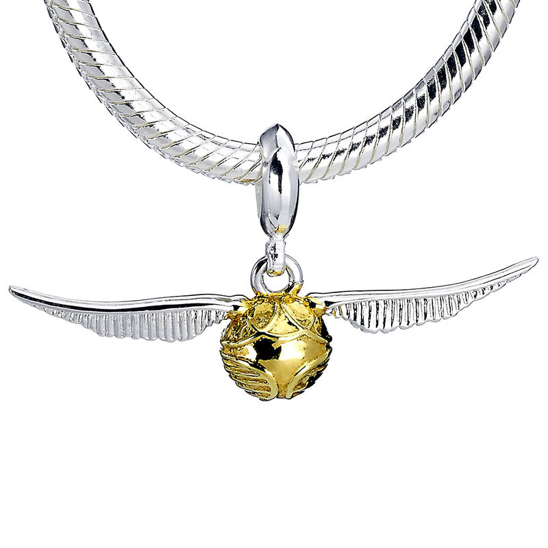 Colgante charm plata Golden Snitch Harry Potter