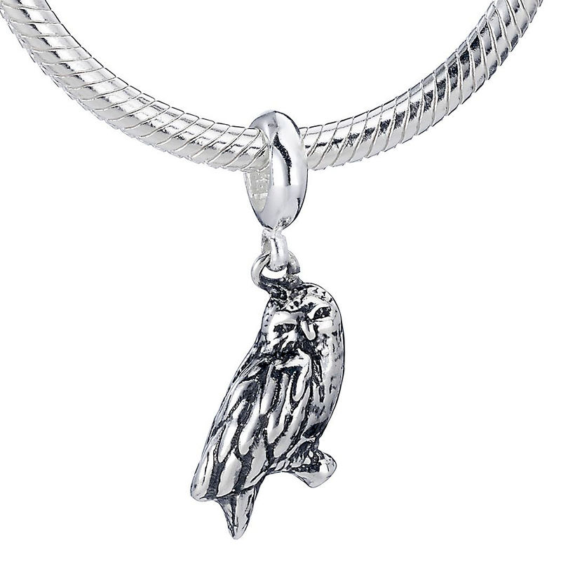 Colgante charm plata Hedwig Harry Potter