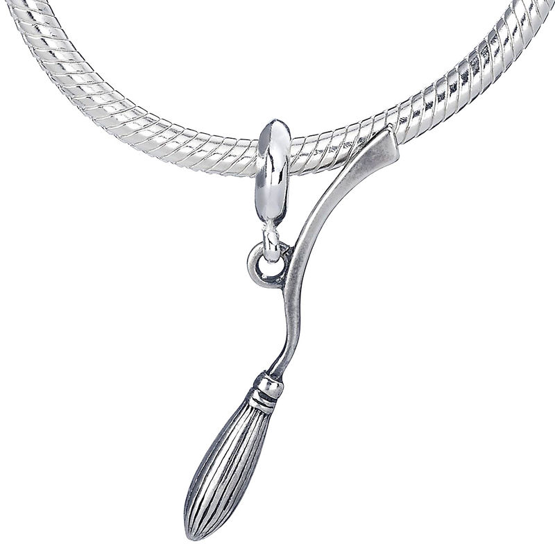 Colgante charm plata Broomstick Harry Potter
