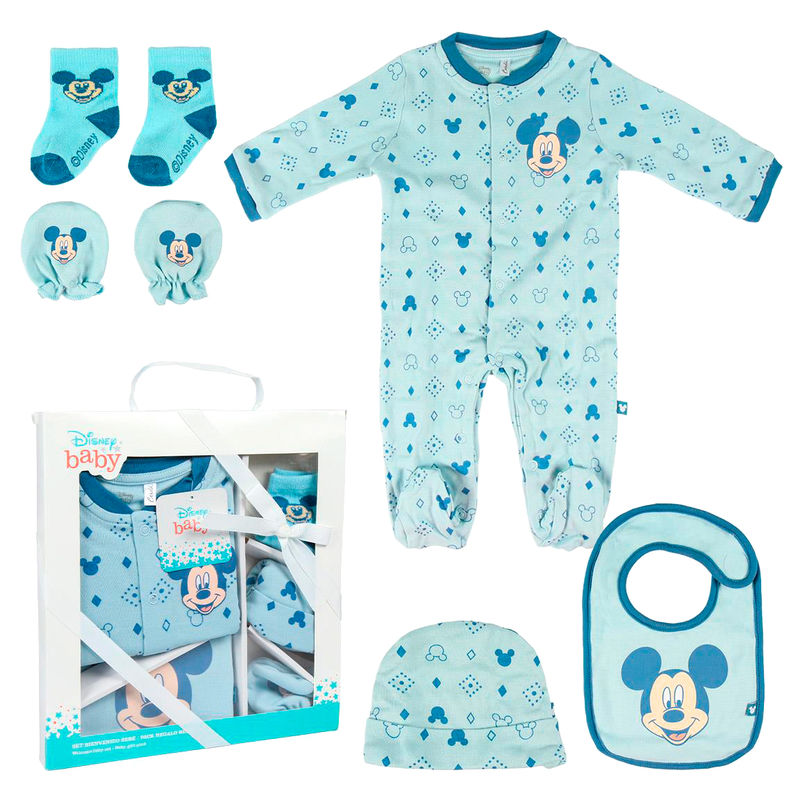Pack regalo bienvenida bebe Mickey Disney
