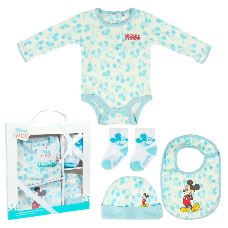 Pack regalo bienvenida bebe Mickey Disney