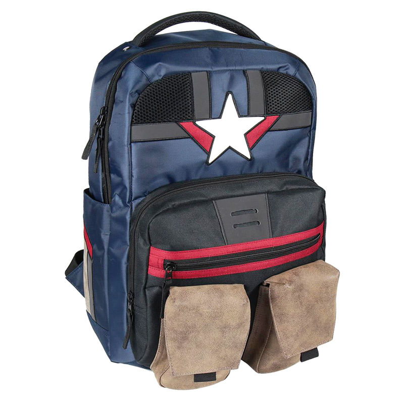 Mochila casual Capitan America Vengadores Marvel 48cm