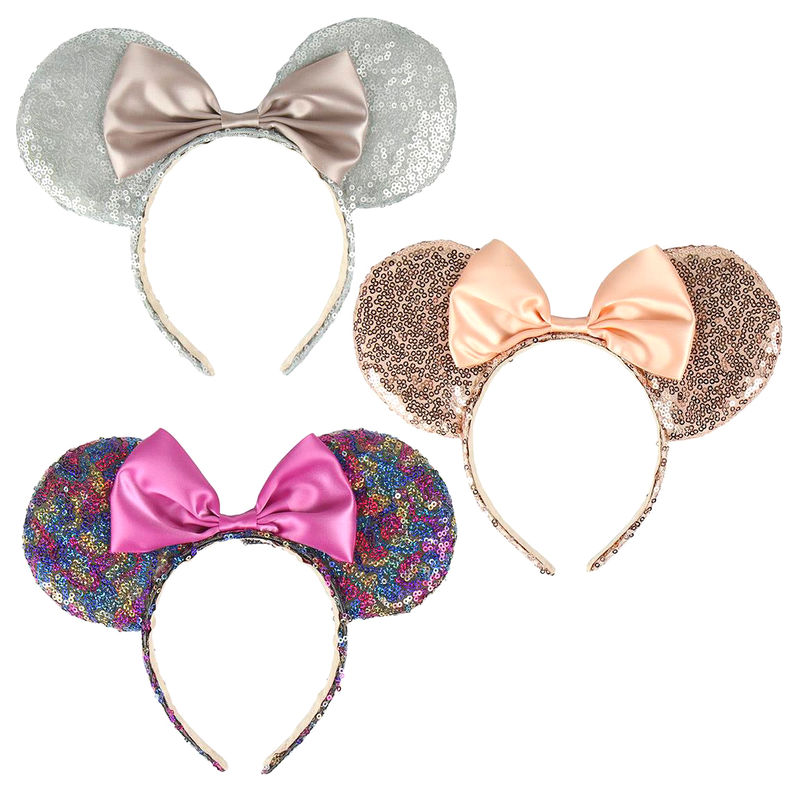 Diadema premium lentejuelas Minnie Disney surtido