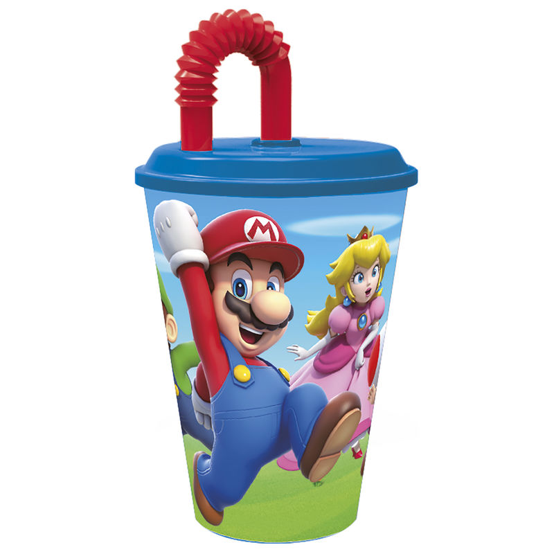Vaso caña Super Mario Bros Nintendo