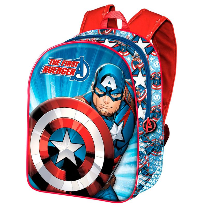 Mochila Capitan America Marvel adaptable 40cm