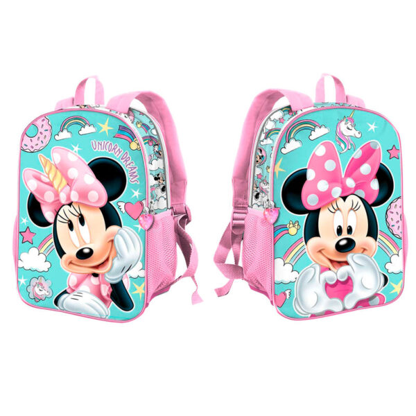 Mochila Minnie Unicorn Disney 32cm