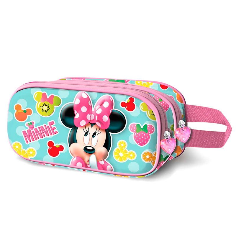 Portatodo 3D Minnie Fruits Disney doble