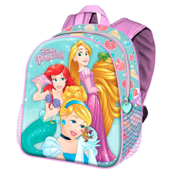 Mochila 3D Princesas Disney 31cm